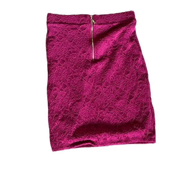 Guess Pink Lace Overlay Pencil Mini Skirt Size S Barbie Retro Vintage Y2k Barbie - Picture 3 of 9